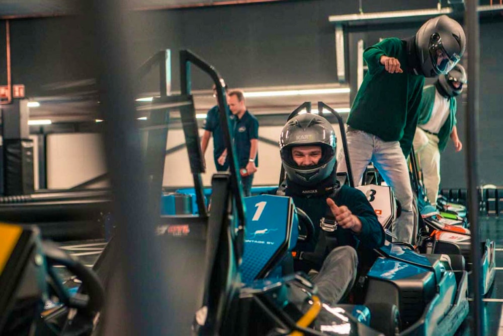 1, 2 of 3 heats E-karten bij SkagaVenture