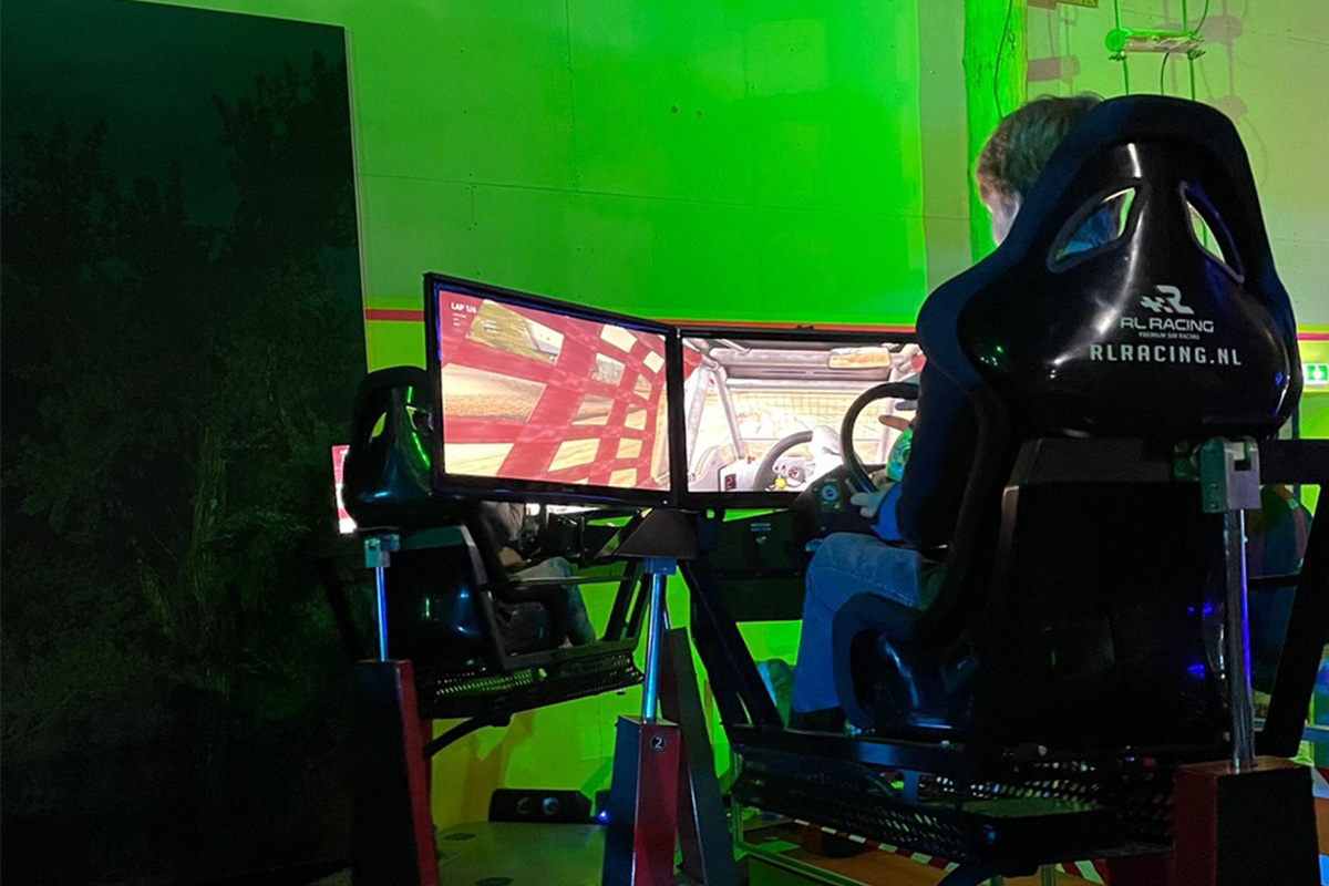 1 heat simracen bij Coronel Simracen