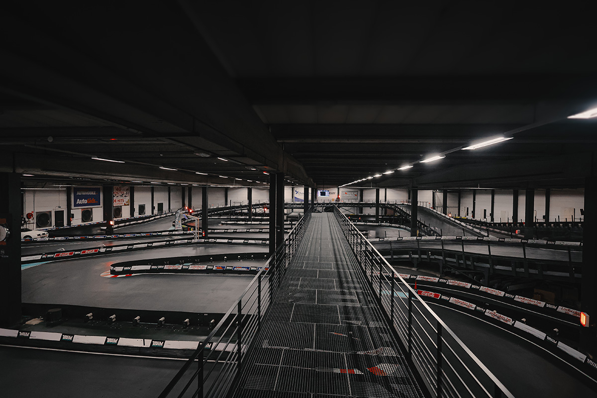 1 sessie karten, inclusief membercard bij Wavre Indoor Karting