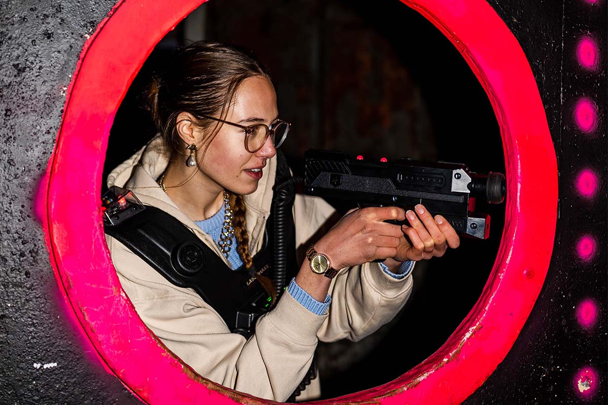 1 sessie lasergamen bij Lasergame Rotterdam