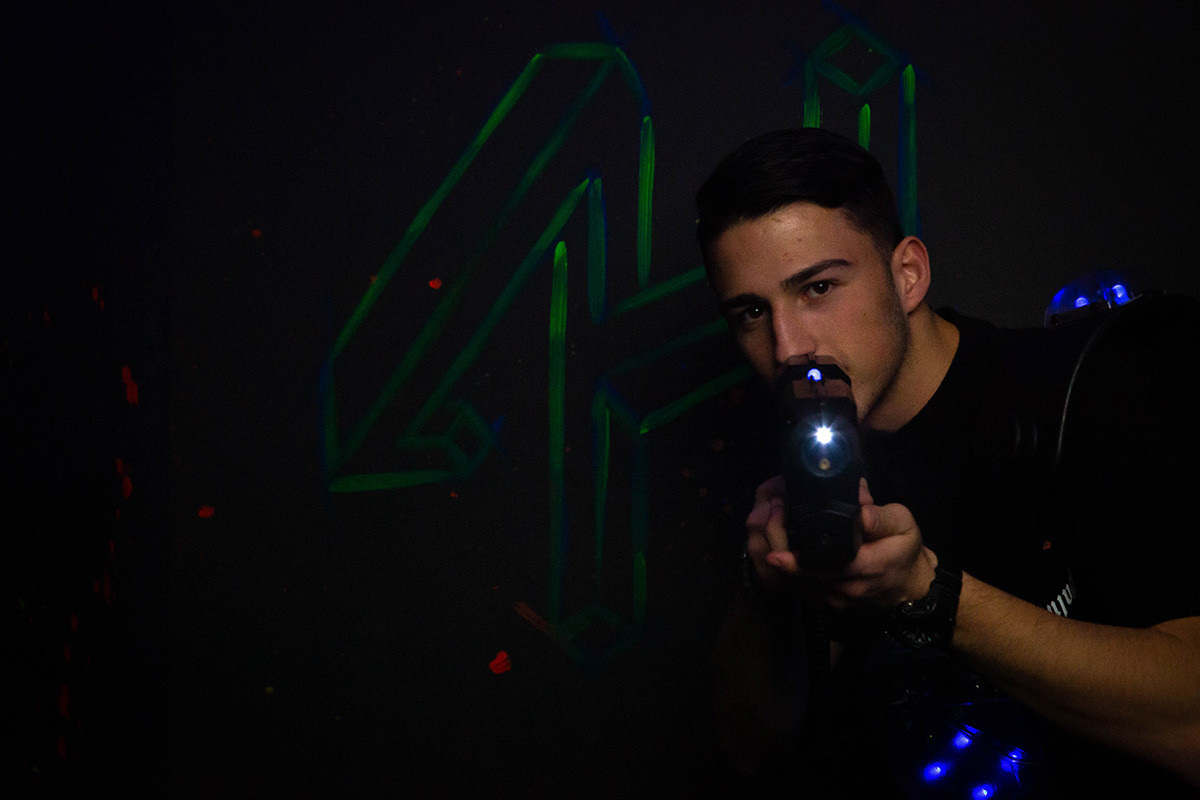 1 sessie lasergamen bij Vier Hoog Breda