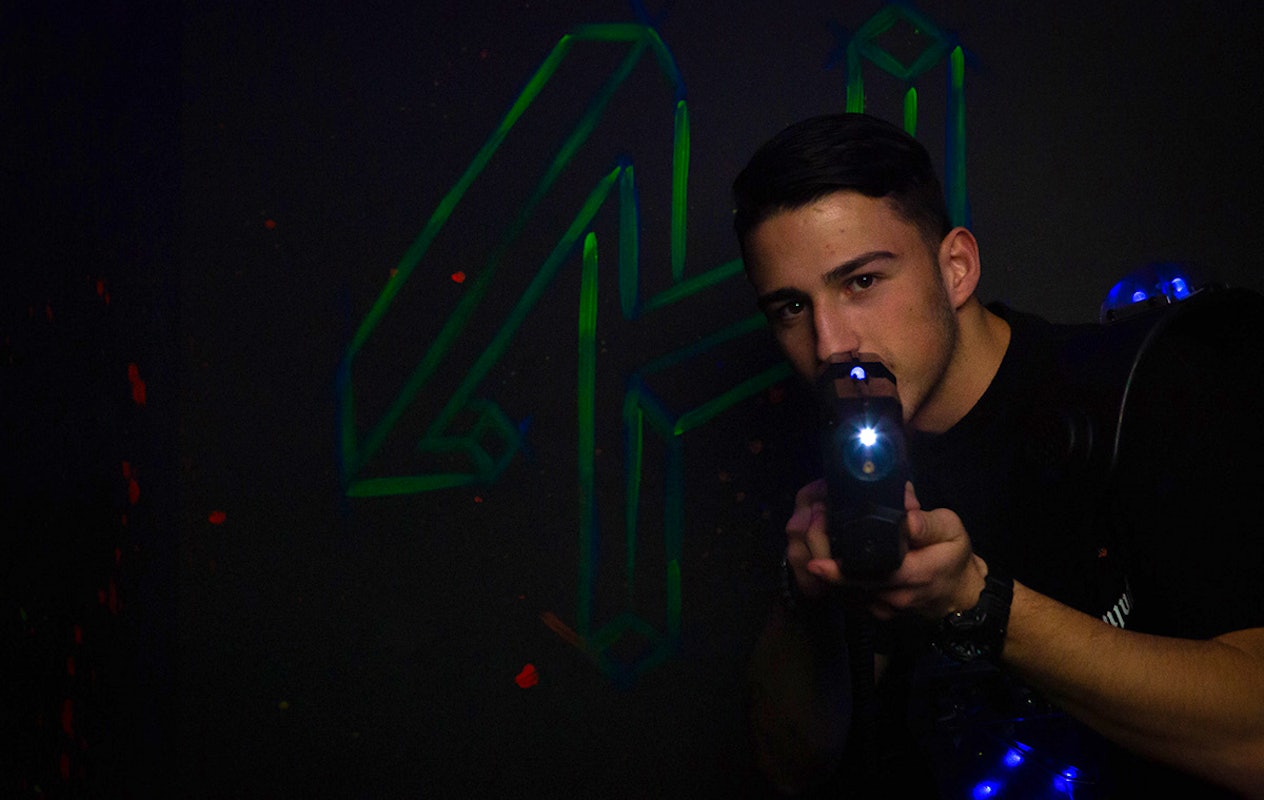 1 sessie lasergamen bij Vier Hoog Breda