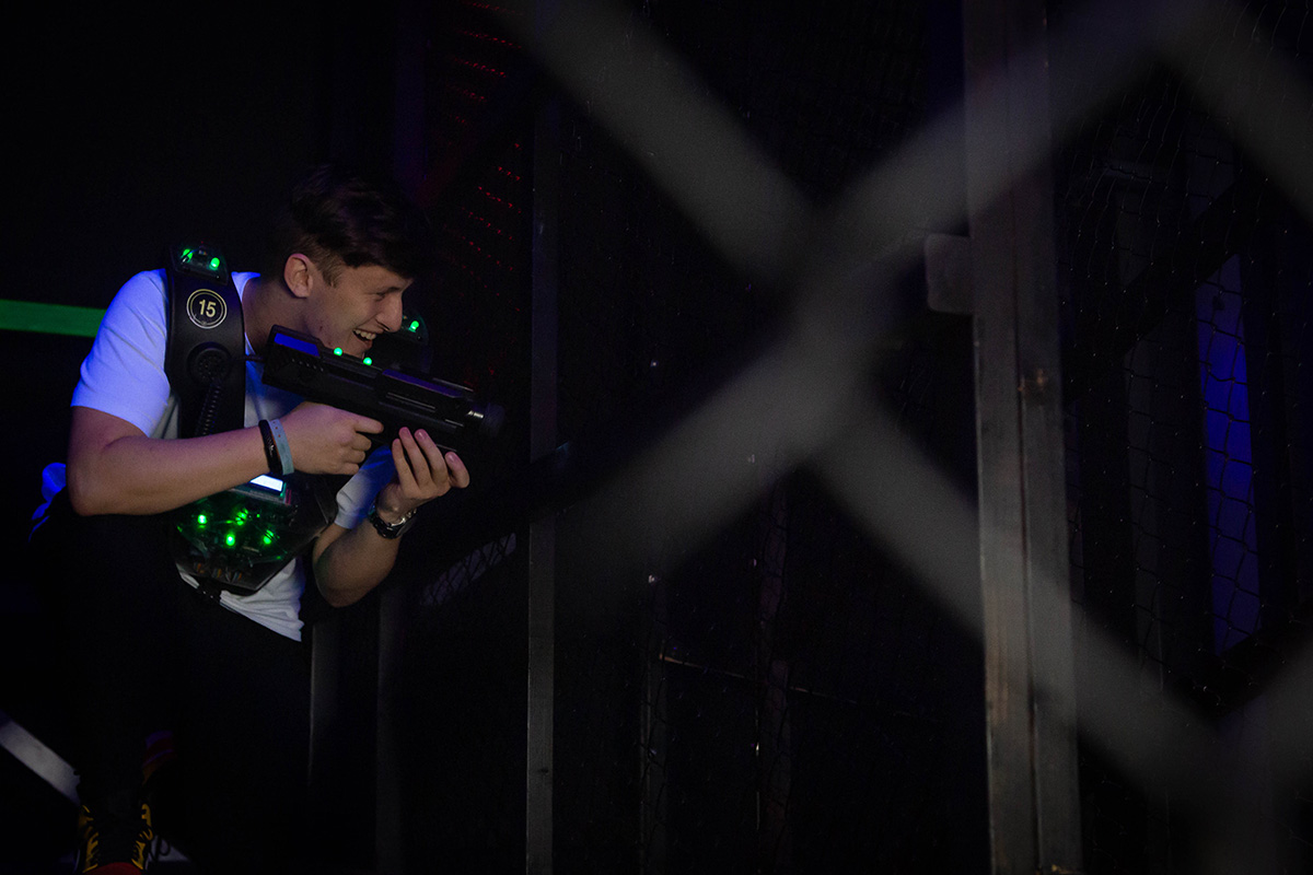 1 sessie lasergamen bij Vier Hoog Breda