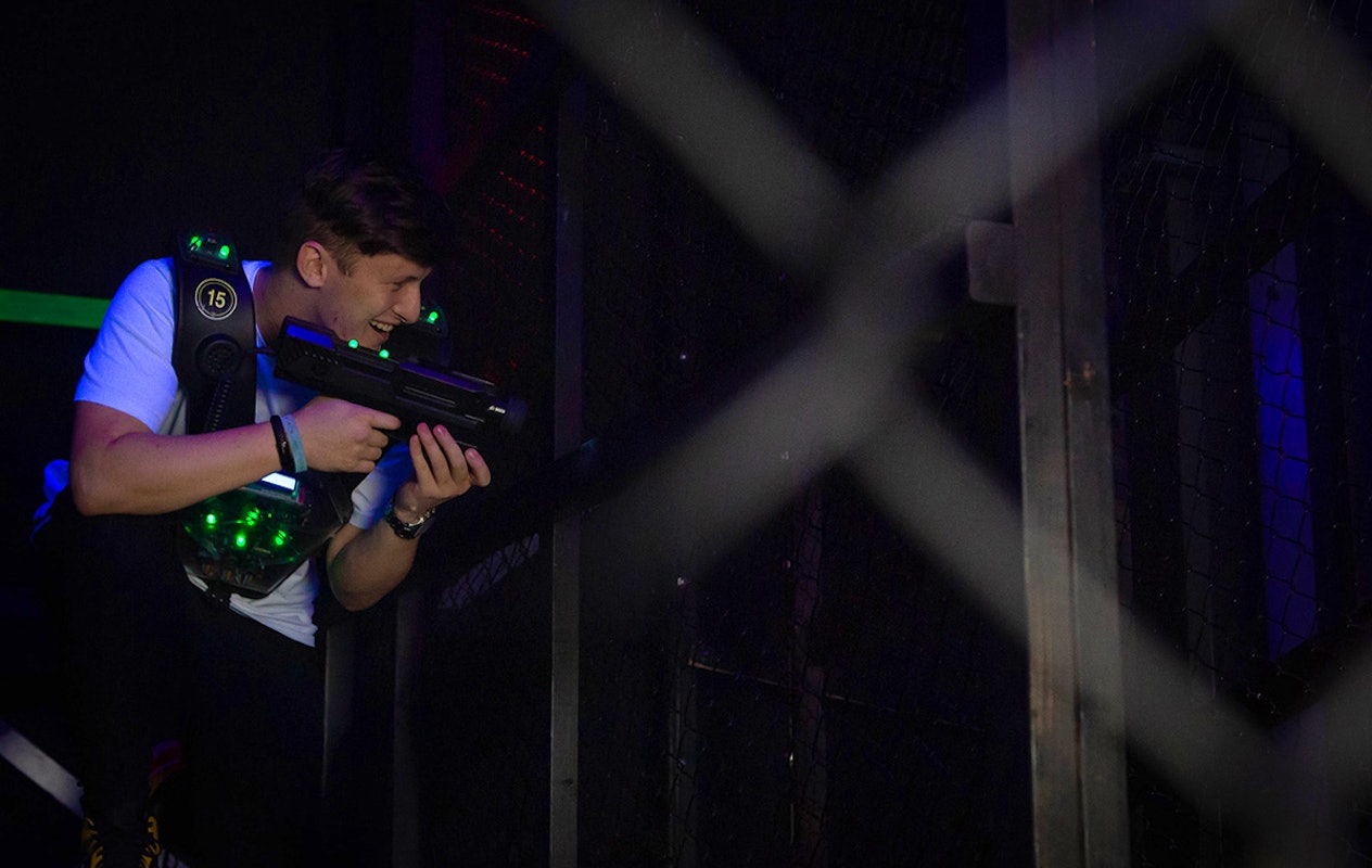 1 sessie lasergamen bij Vier Hoog Breda