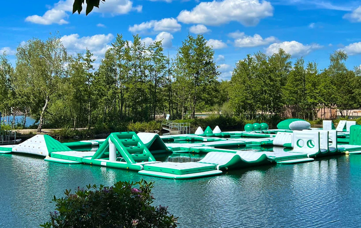 1 uur Aquapark bij Waterskicentrum de Kempervennen