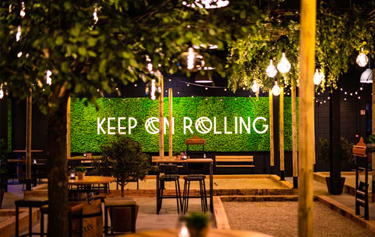 1 uur jeu de boules bij BoulesBitesBar Rotterdam