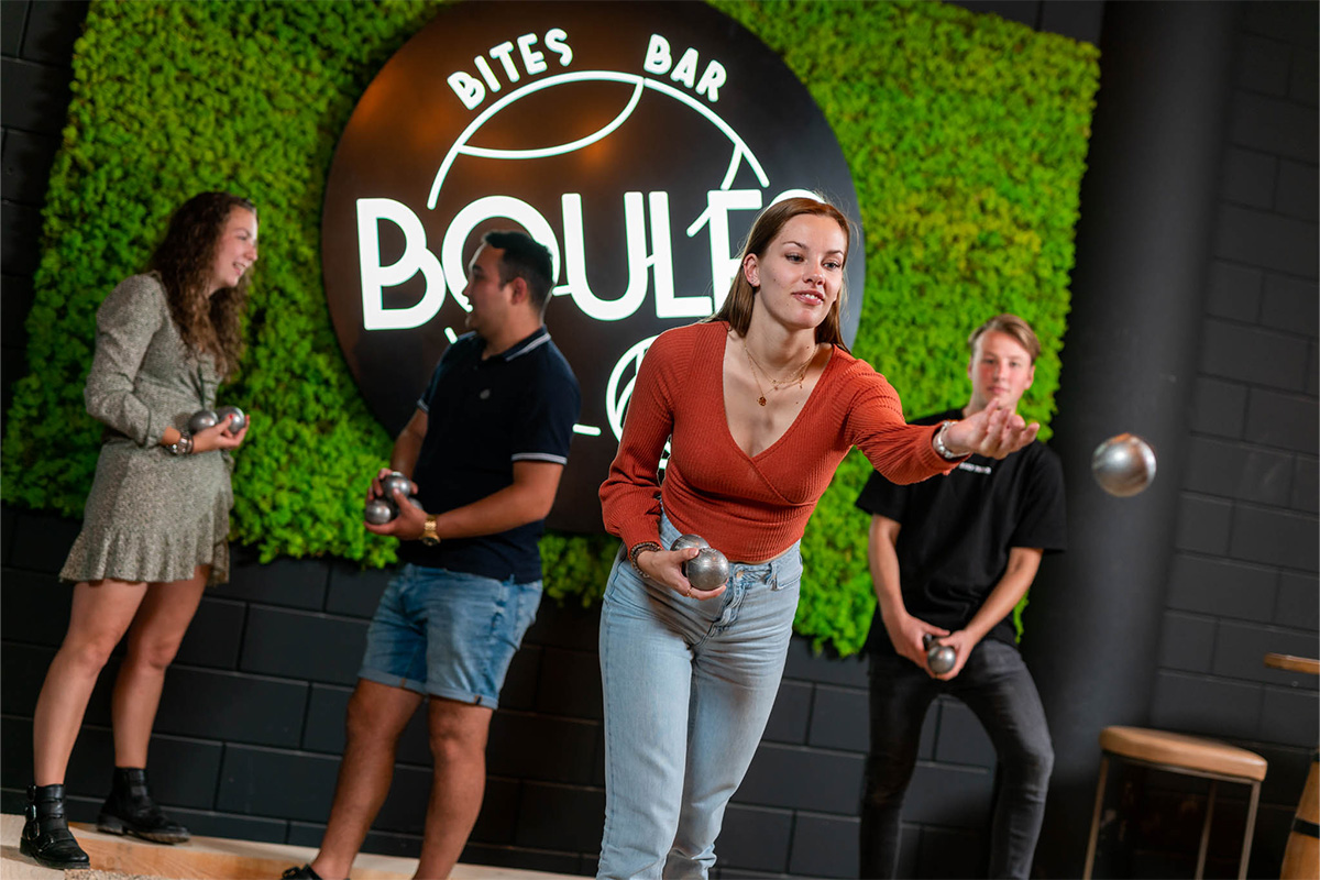 1 uur jeu de boules bij BoulesBitesBar Rotterdam