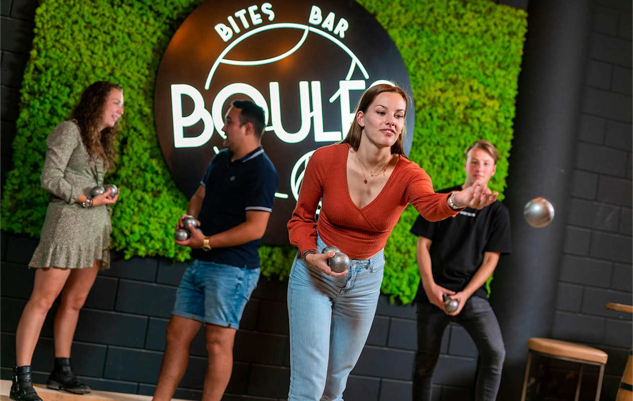1 uur jeu de boules bij BoulesBitesBar Rotterdam