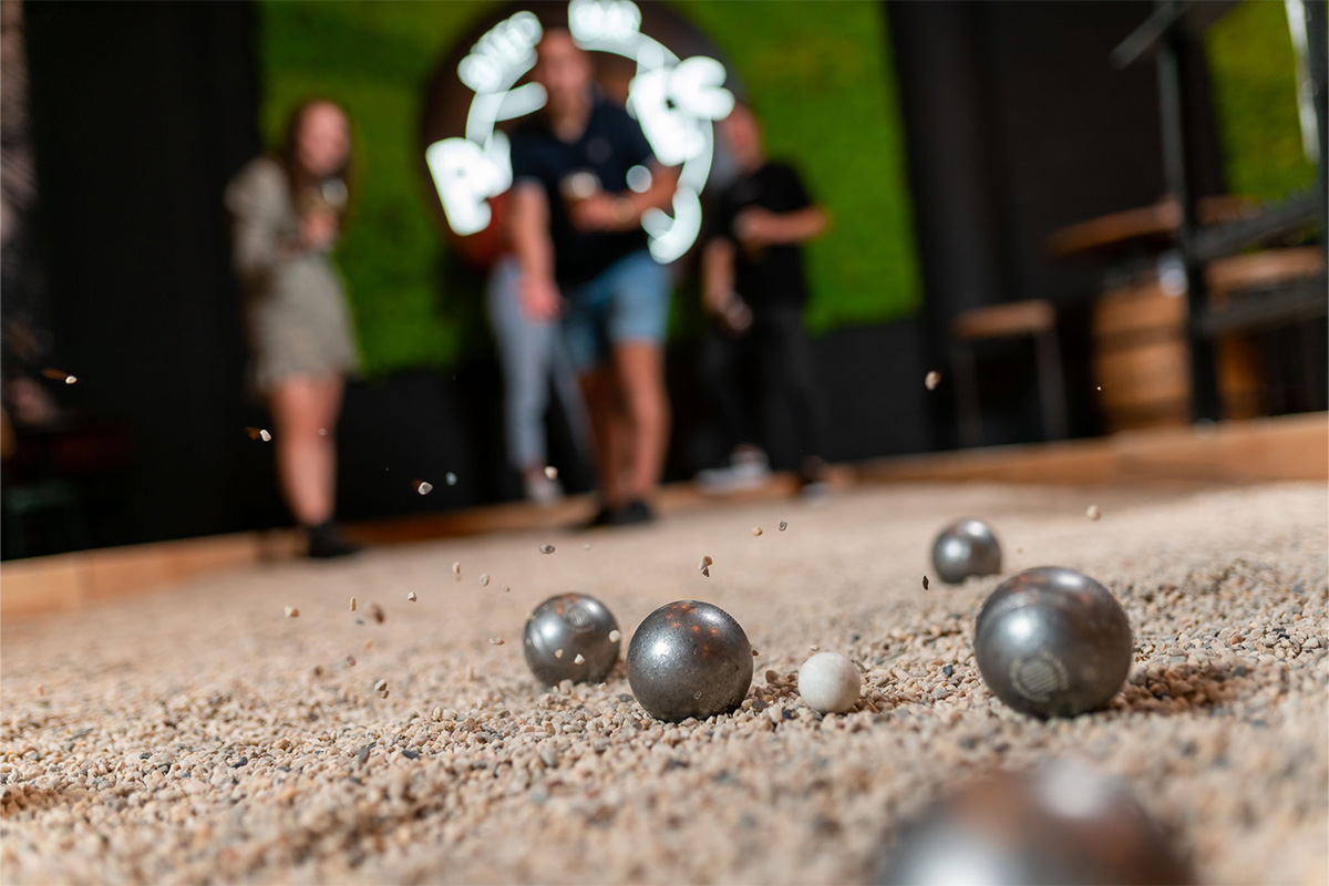 1 uur jeu de boules bij BoulesBitesBar Rotterdam