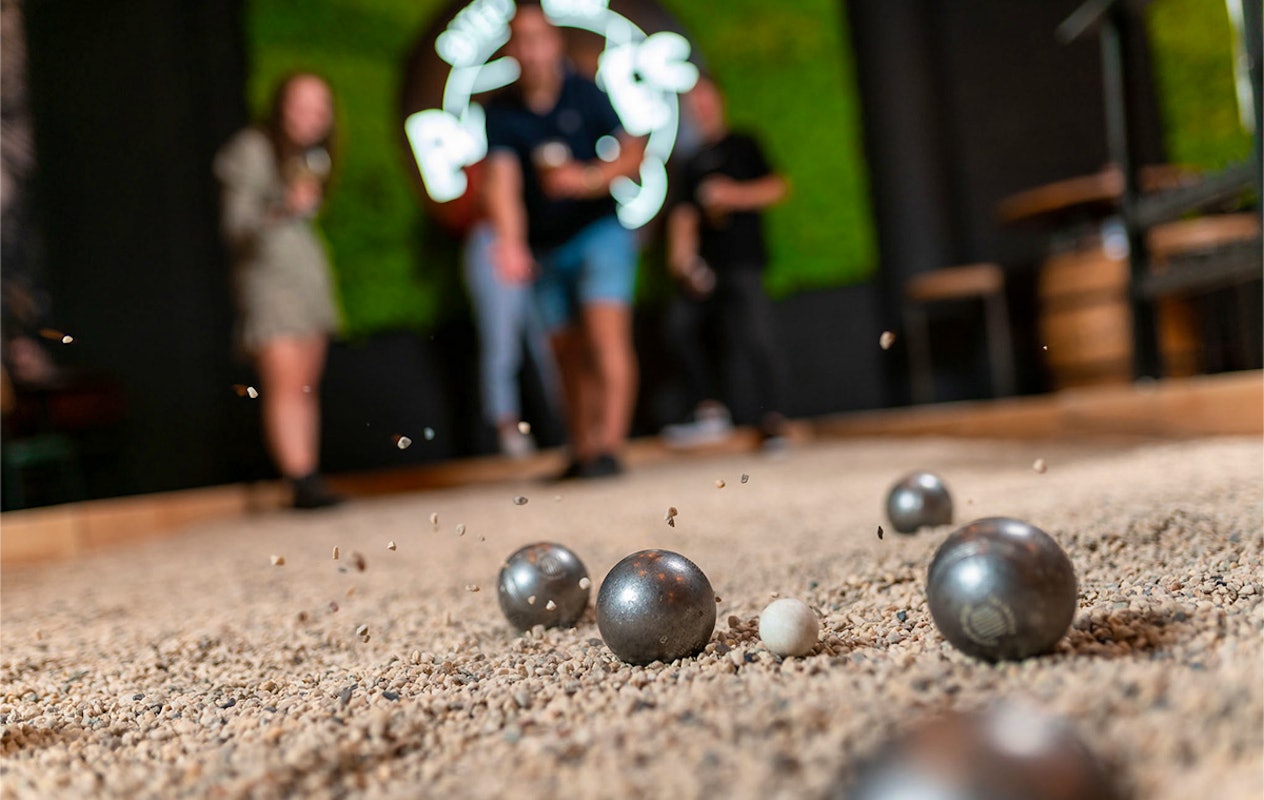 1 uur jeu de boules bij BoulesBitesBar Rotterdam