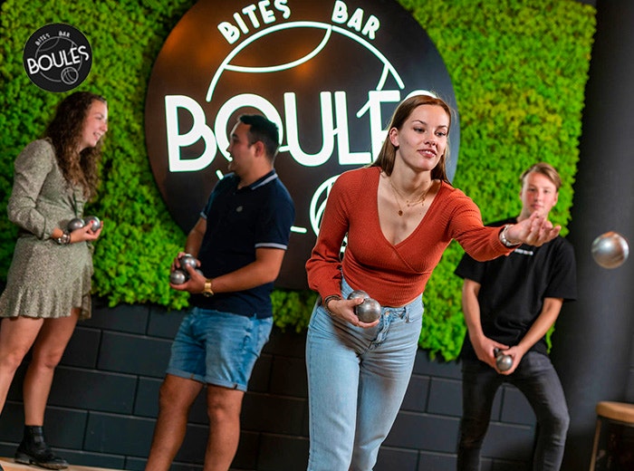 1 uur jeu de boules bij BoulesBitesBar Rotterdam