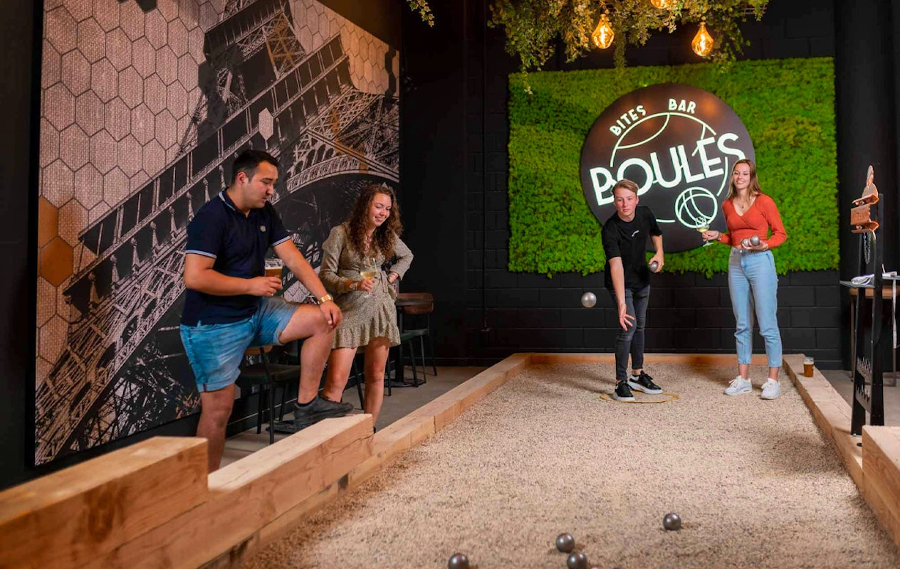 1 uur jeu de boules bij BoulesBitesBar Rotterdam
