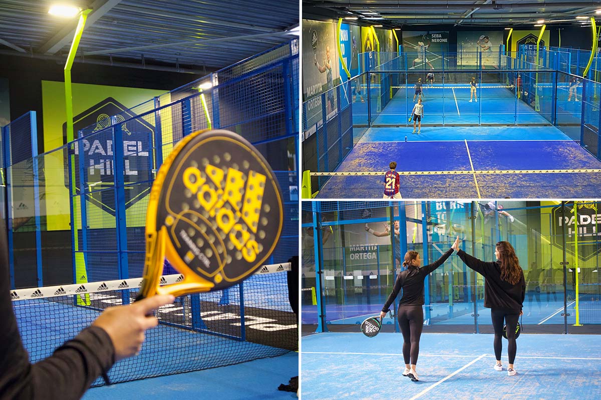 1 of 1,5 uur padellen voor 4 personen bij Padelhill Hillegom