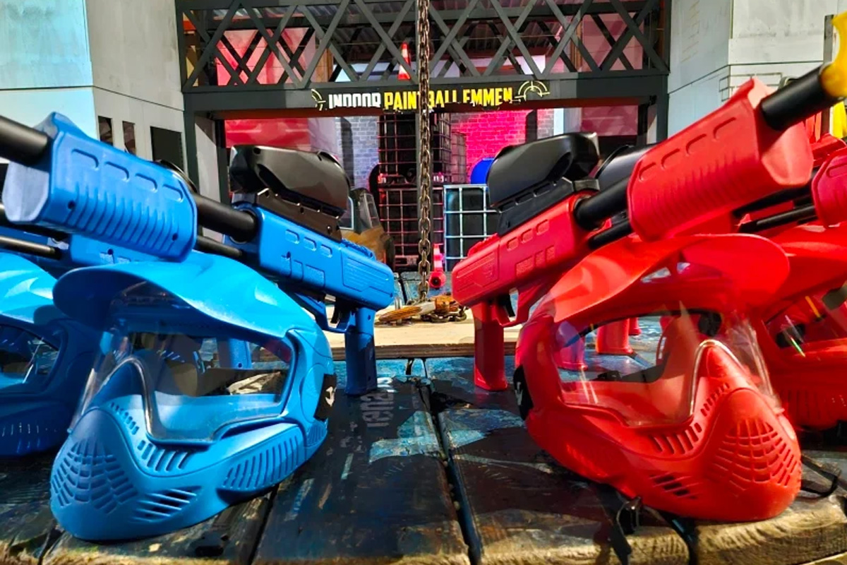 1 uur paintball + 300 reballs + pizza bij Paintball Emmen