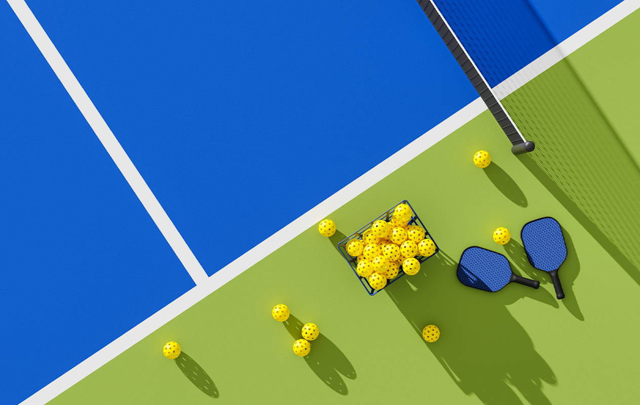 1 uur pickleball bij SilverDome Zoetermeer