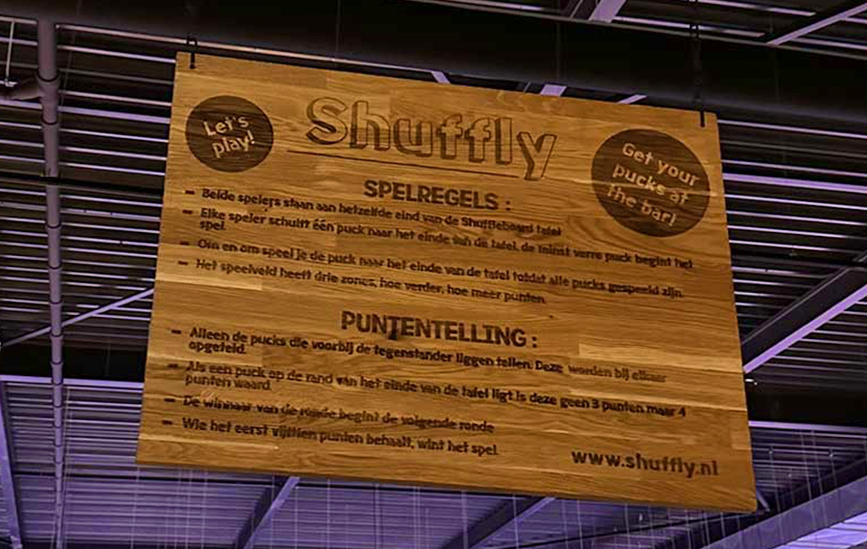 1 uur shuffleboard bij Dolfijn Bowling (2-6 personen)