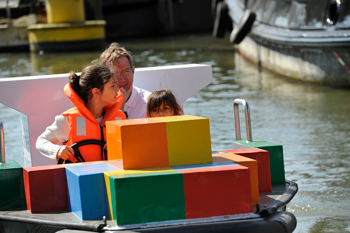 15 minuten varen bij Kids Marina Rotterdam