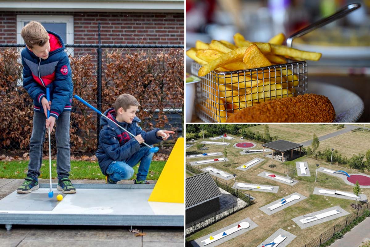 18 holes midgetgolf + friet & snack bij Brasserie 't Turfke