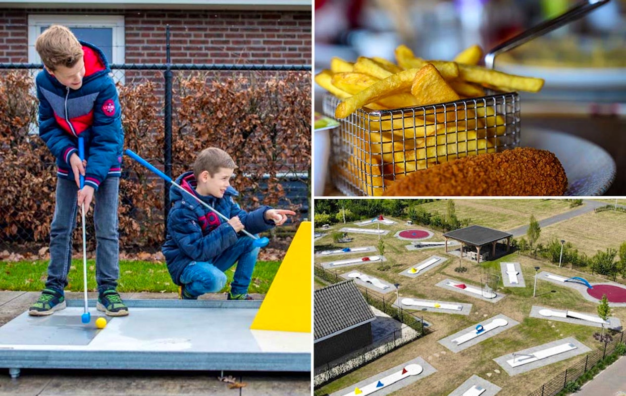 18 holes midgetgolf + friet & snack bij Brasserie 't Turfke