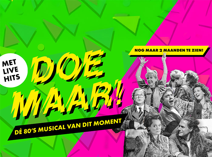 1e rang ticket Doe Maar! de Musical
