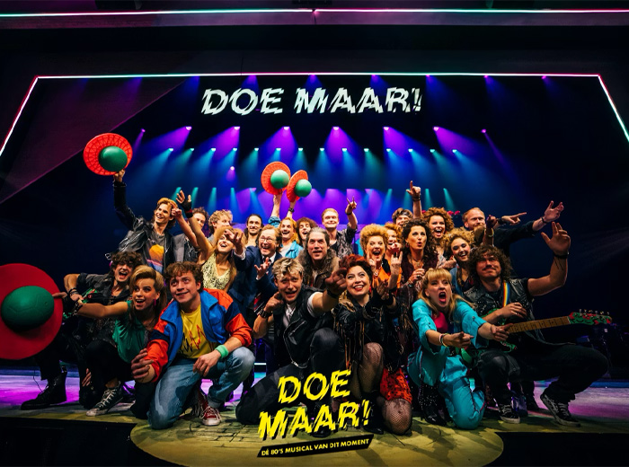 1e rang ticket Doe Maar! de Musical