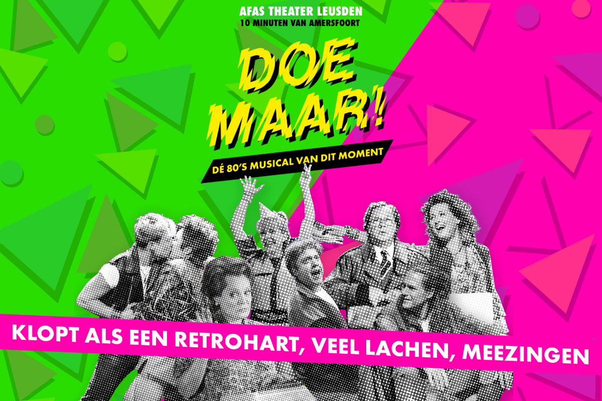 1e rang ticket Doe Maar! de Musical