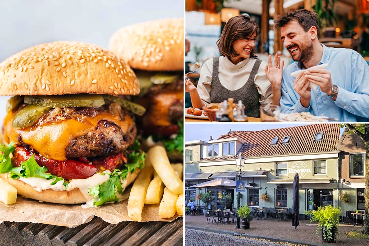 Heerlijke 2-gangen keuzelunch bij Mr. Brown