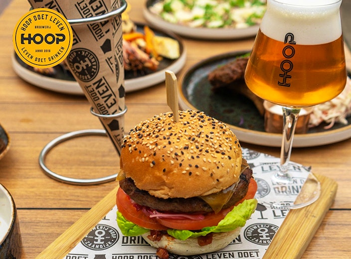 2-gangenlunch à la carte bij Restaurant HOOP