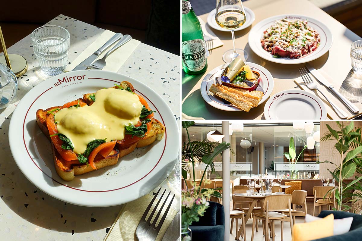 3-gangen keuzelunch bij atMirror Monnickendam
