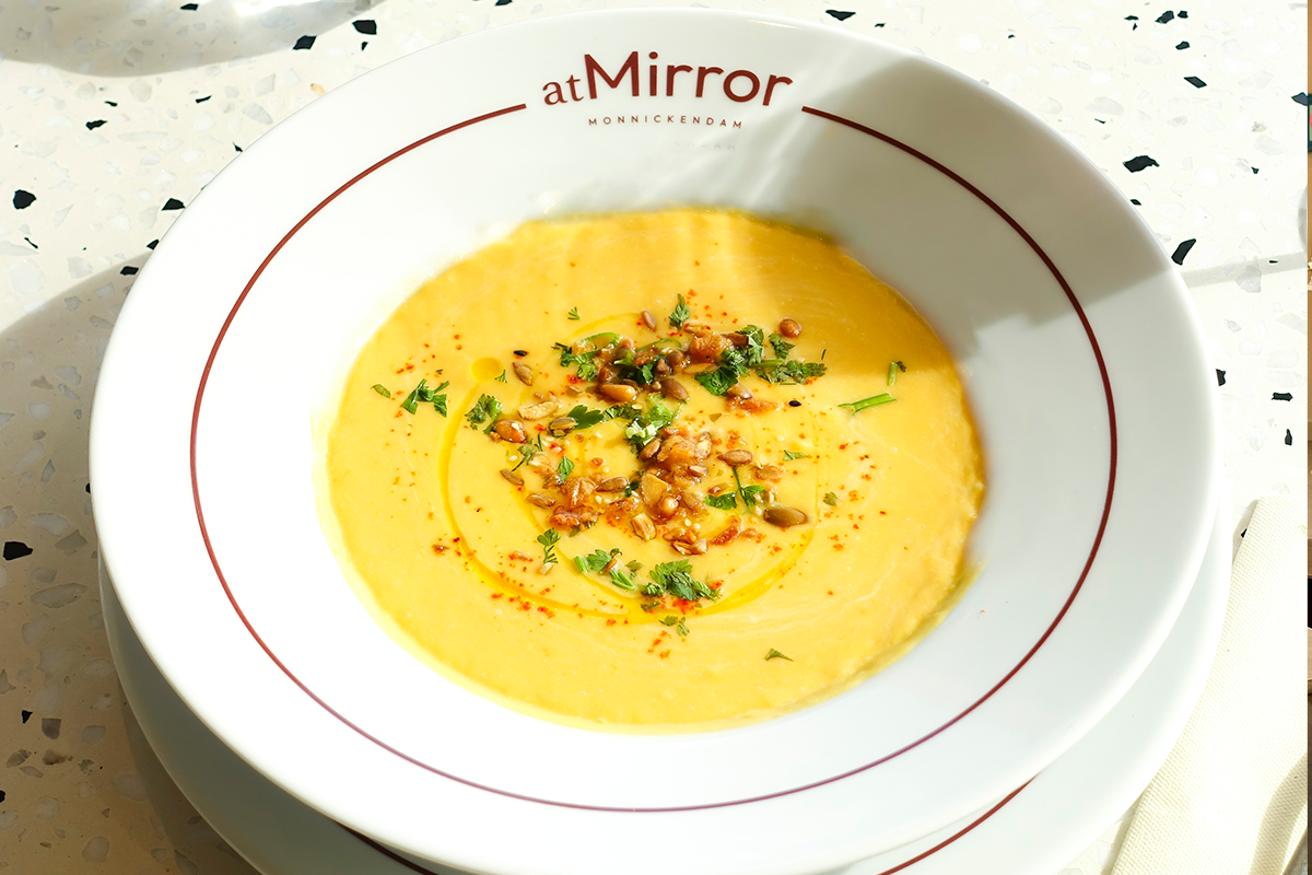 3-gangen keuzelunch bij atMirror Monnickendam