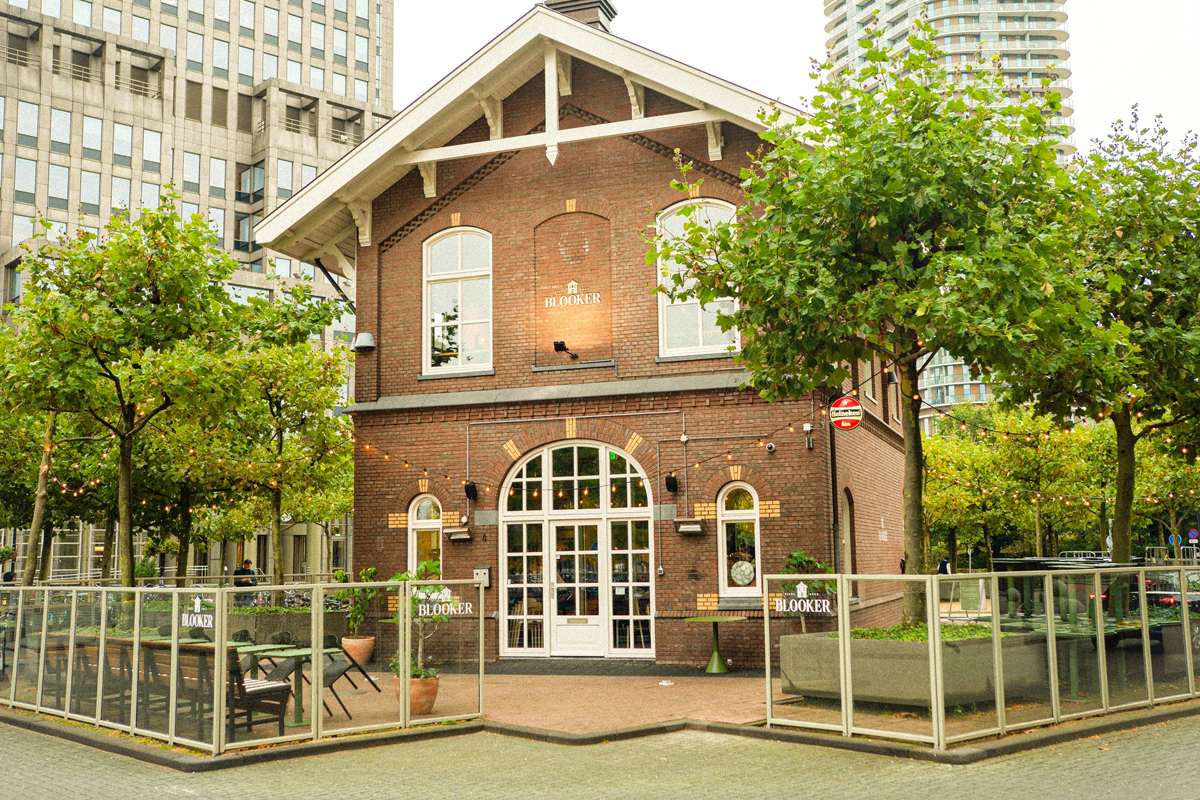 2-gangenlunch bij Café Blooker op het Amstelplein