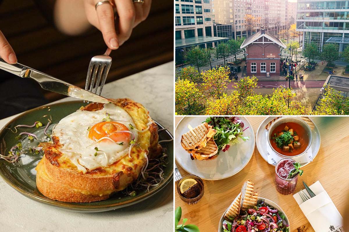 2-gangenlunch bij Café Blooker op het Amstelplein