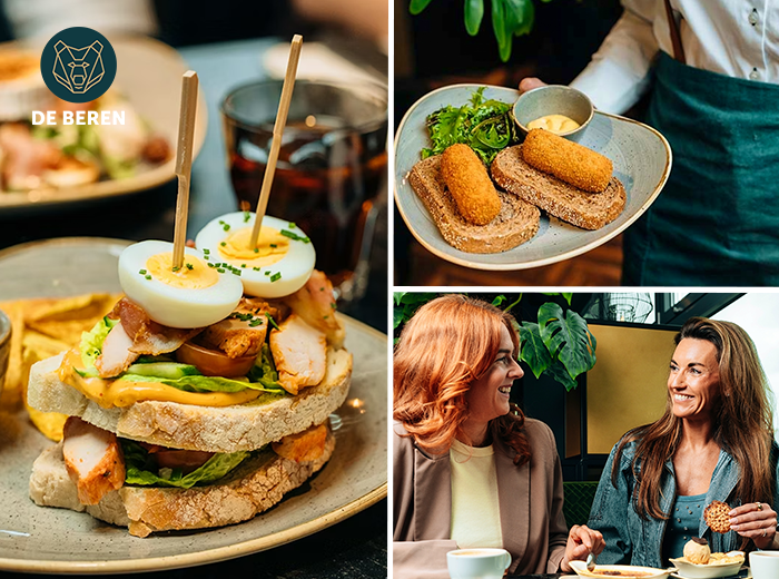 2-gangen keuzelunch bij De Beren Hoorn