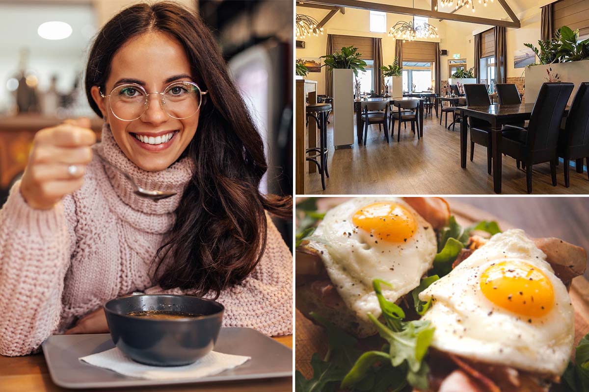 2-gangen lunch + warm drankje met lekkernij bij Grand Café De Boei