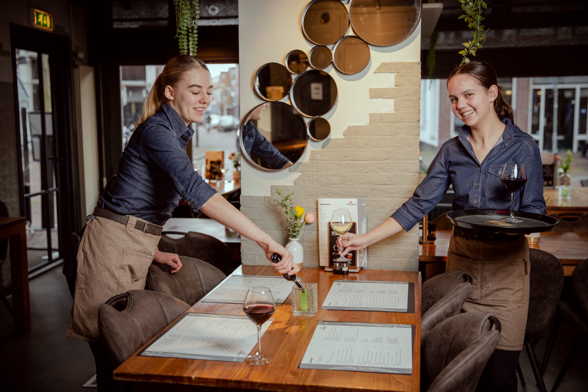 2-gangen lunch à la carte bij De Rooie Kip in Hoorn