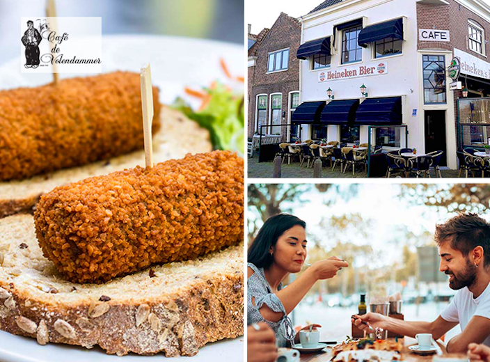 2-gangen keuzelunch bij Café de Volendammer