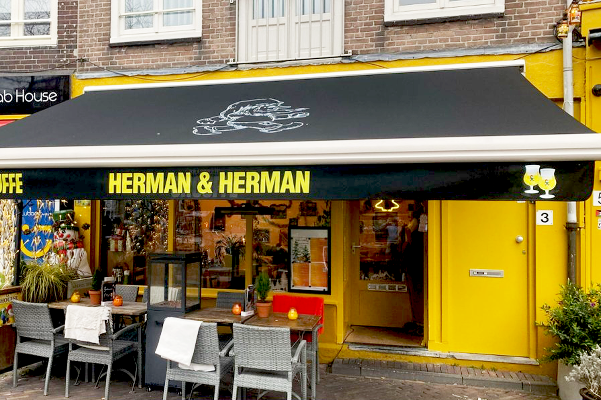 2-gangen keuzelunch bij Herman & Herman