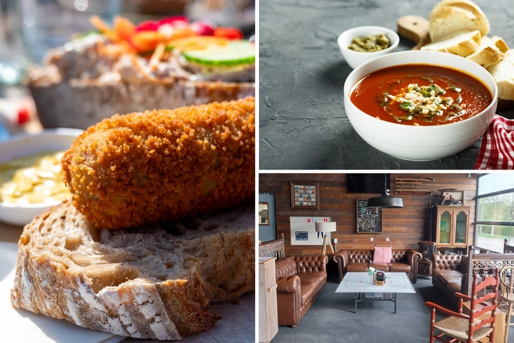 2-gangenlunch in Het Kluuncafé van IJsbaan De Westfries in Hoorn