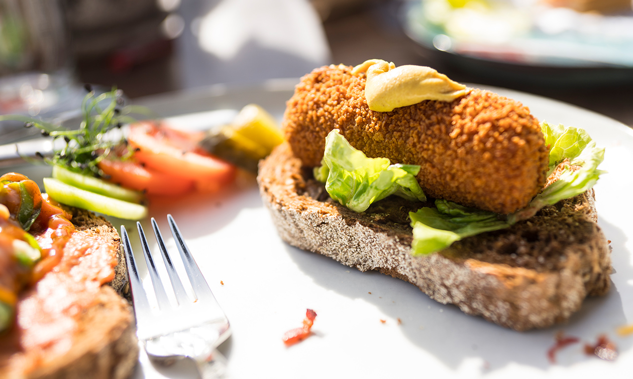 2-gangen keuzelunch bij Grand Café Restaurant 't Hop