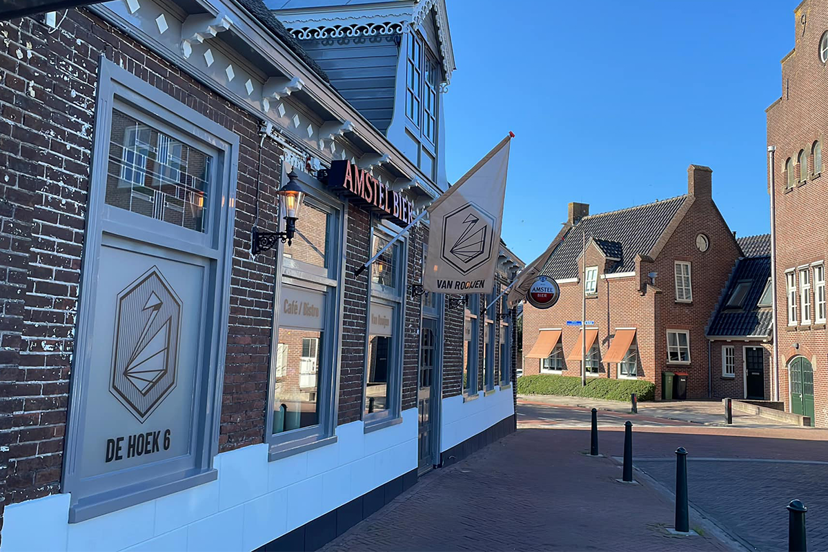 2-gangen keuzelunch bij Café Bistro van Rooijen