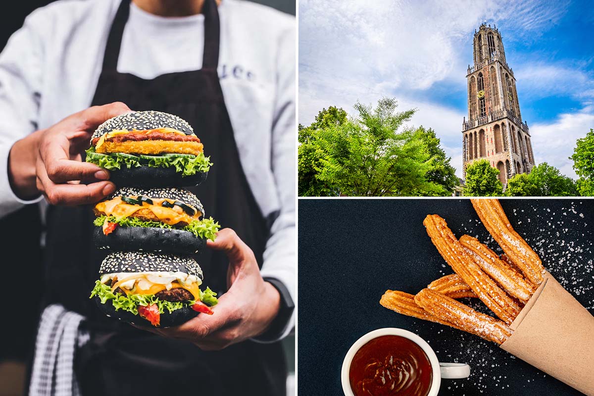 2-gangen (vegan) burgermenu bij Burger Masters 