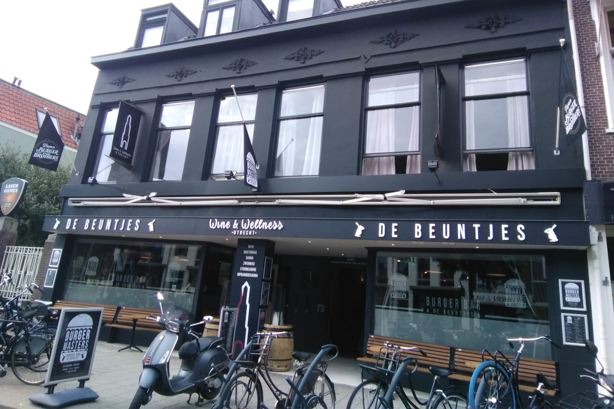 2-gangen (vegan) burgermenu bij Burger Masters 