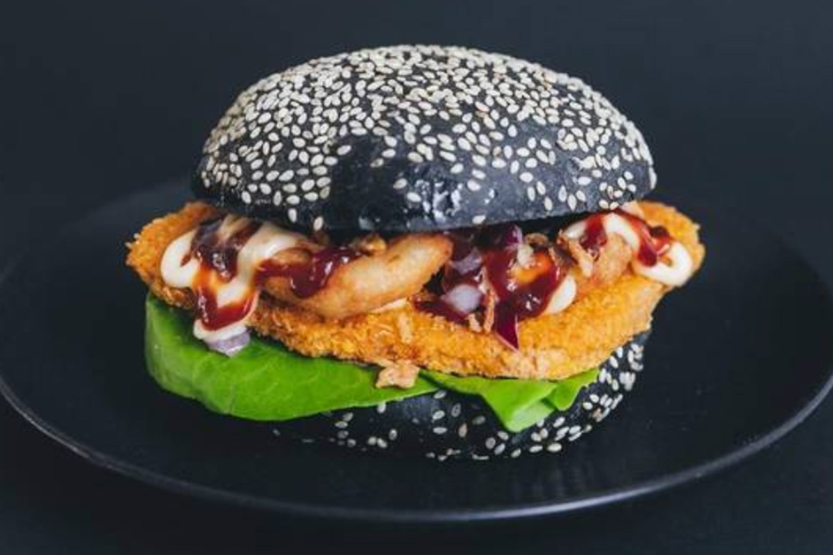 2-gangen (vegan) burgermenu bij Burger Masters 