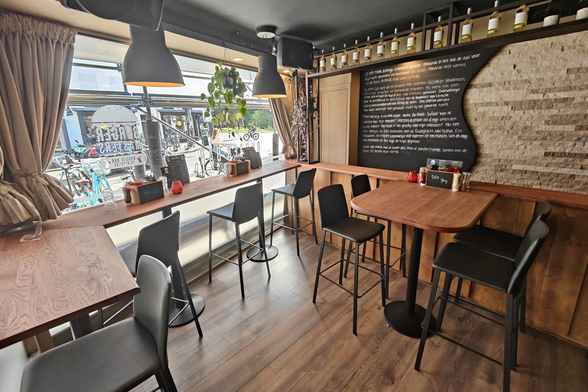 2-gangen (vegan) burgermenu bij Burger Masters 