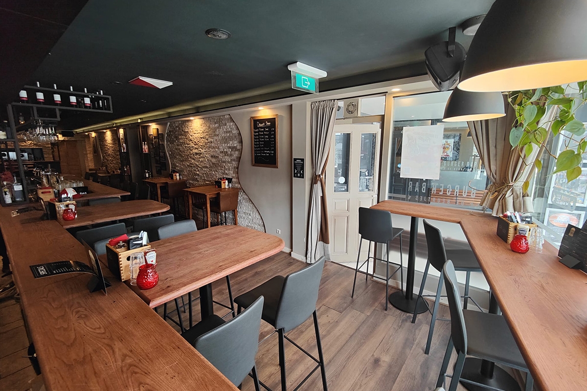 2-gangen (vegan) burgermenu bij Burger Masters 