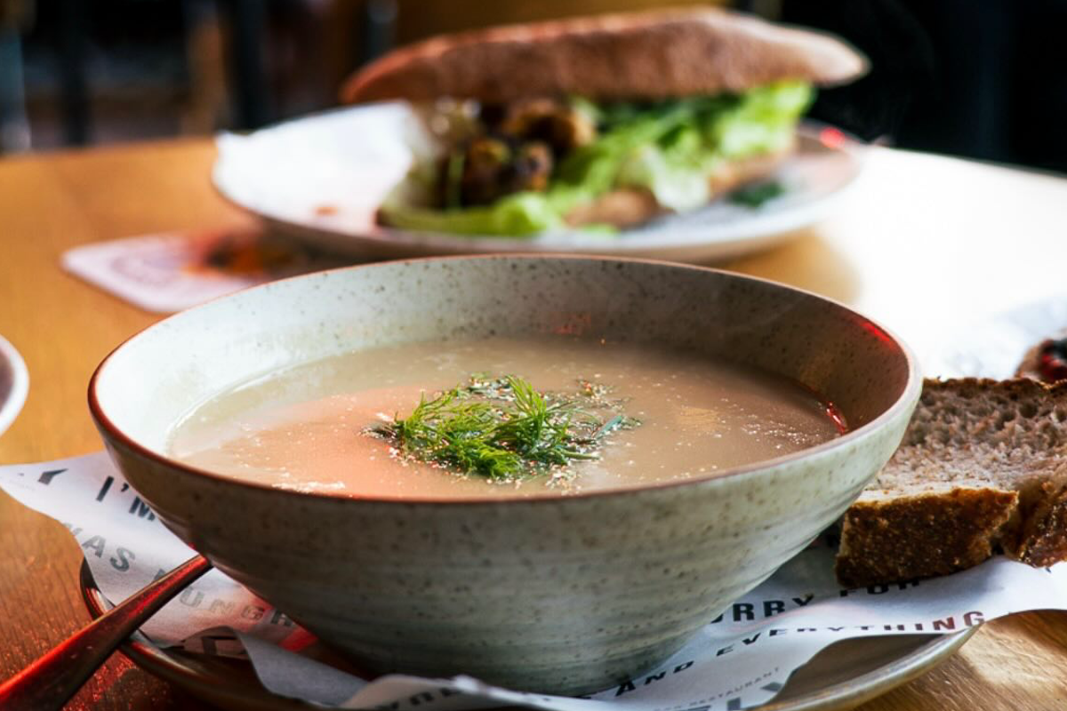 Smakelijke 2-gangen keuzelunch bij LELY