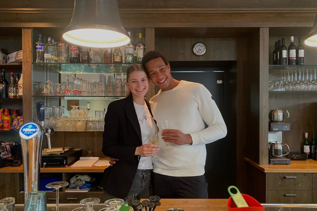 2-gangen keuzelunch bij Café de Ridder