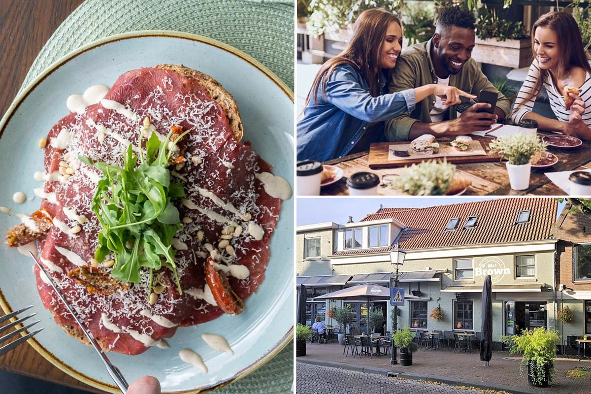 2-gangen keuzelunch bij Mr. Brown