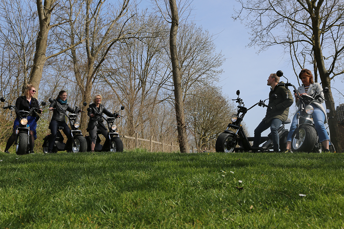 2 of 4 uur durende E-Chopper tocht door de Betuwe