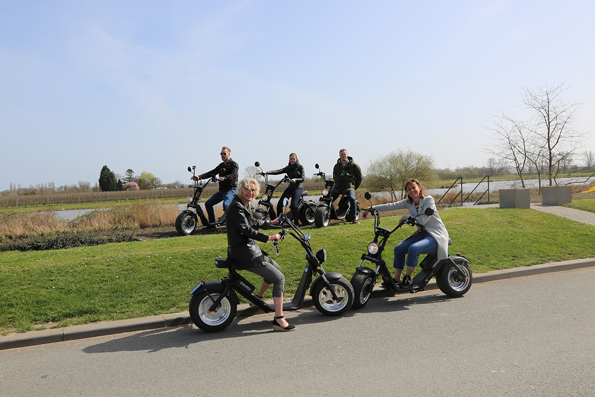 2 of 4 uur durende E-Chopper tocht door de Betuwe